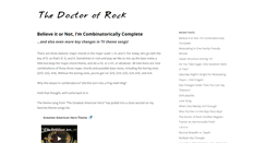 Desktop Screenshot of doctorofrock.com